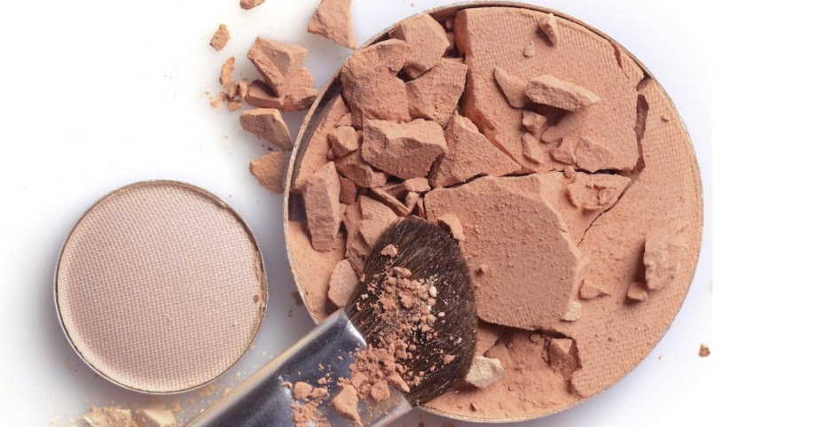 how to fix broken powder makeup